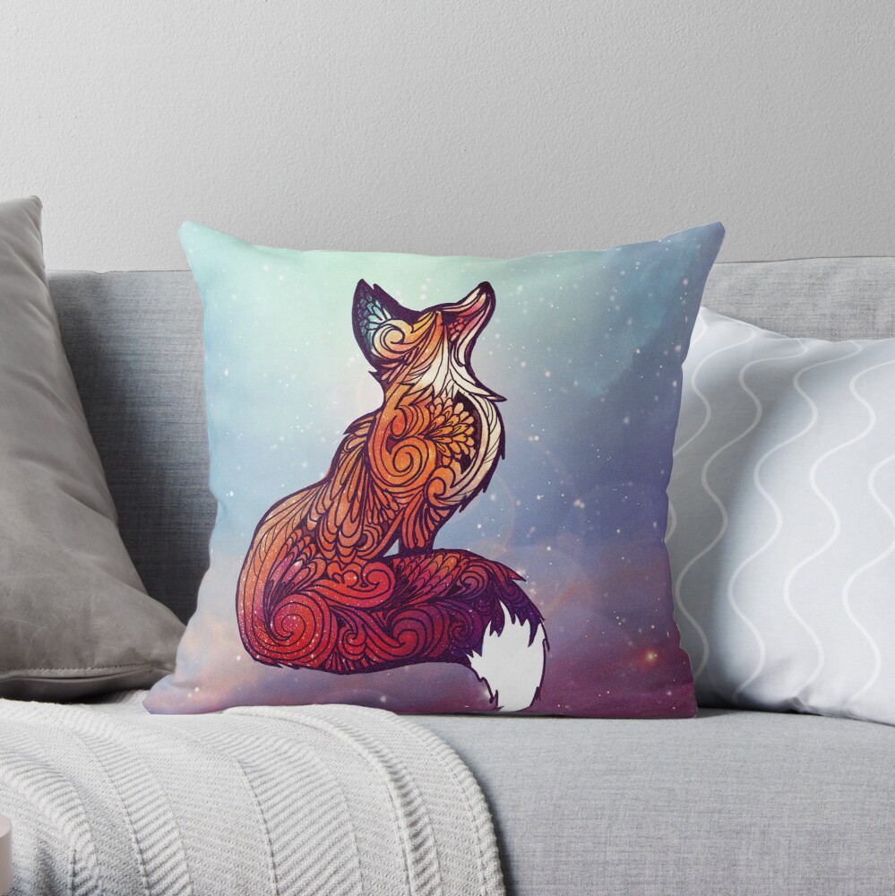 Item preview, Throw Pillow designed and sold by nellmeowmeow.