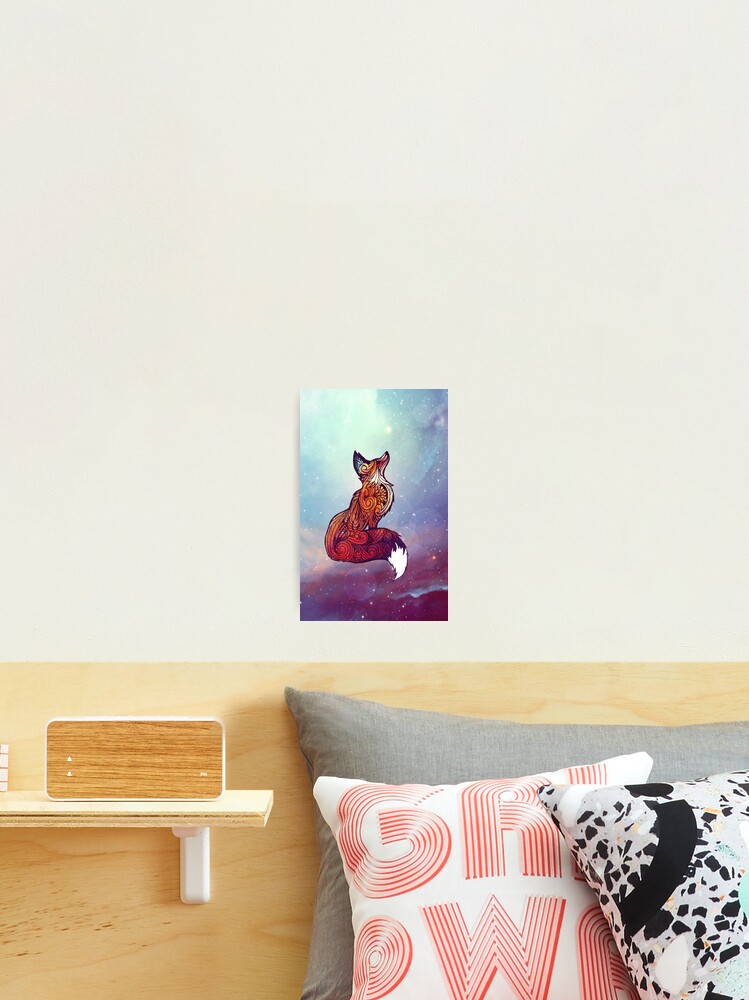 Thumbnail 1 of 3, Photographic Print, Space Fox designed and sold by Danielle Madrigal-Upchurch.