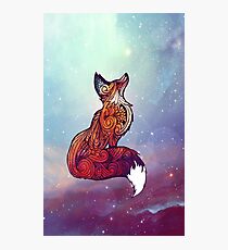 Space Fox Photographic Print