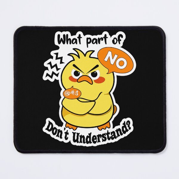 Item preview, What part of NO, don't understand? designed and sold by Maory Salazar Resin Art and more.