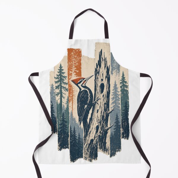 Item preview, Pileated Woodpecker in the Old Growth Forest Wild Bird Nature Wall Art designed and sold by VisualArtsOasis.