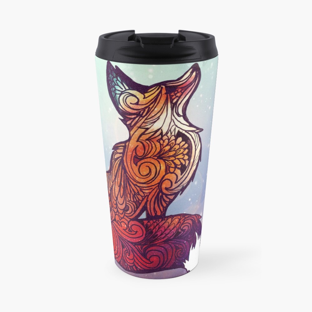 Space Fox Travel Mug