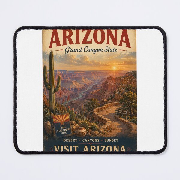 Item preview, Arizona Grand Canyon State Travel Poster designed and sold by potseed21.