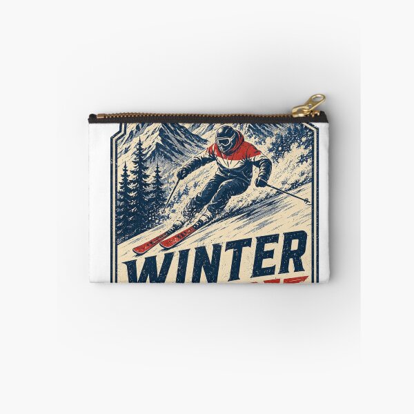 Item preview, Winter Escape Vintage Ski Adventure designed and sold by CodePaws Creations.