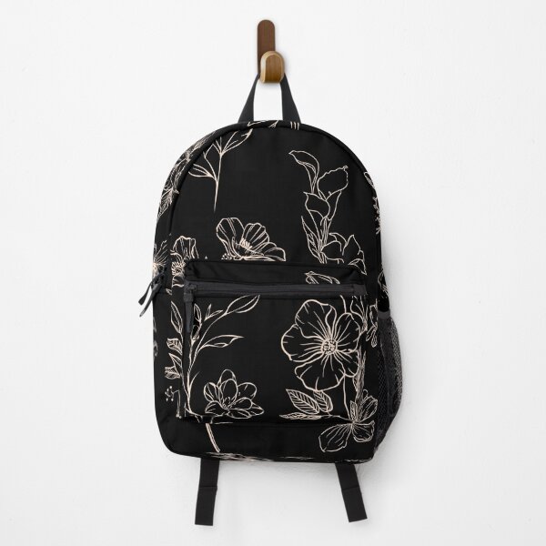 Item preview, Rose Gold Botanical Line Art - Fine Floral Sketch Pattern designed and sold by Verantia.