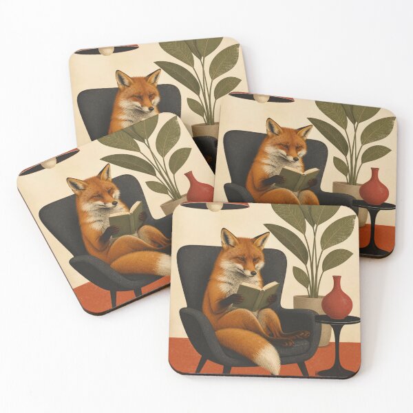 Item preview, Whimsical Mid-Century Animal Art – Vintage Bauhaus Inspired Illustration designed and sold by Rooted & Co.