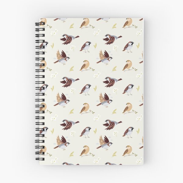 Item preview, Cute Sparrow Bird Pattern designed and sold by Rômulo Queiroz.