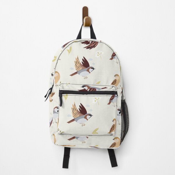 Item preview, Cute Sparrow Bird Pattern designed and sold by Rômulo Queiroz.