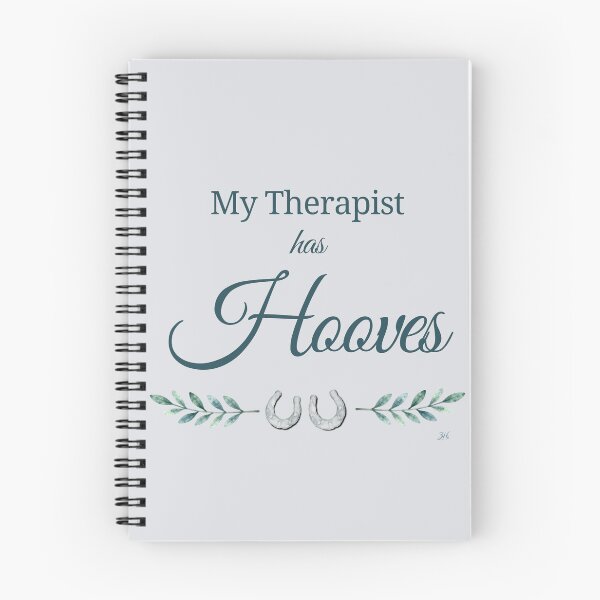 Item preview, My Therapist Has Hooves | Horse Lover Quote | Equestrian Farmhouse Gift designed and sold by 3Hoofprints.