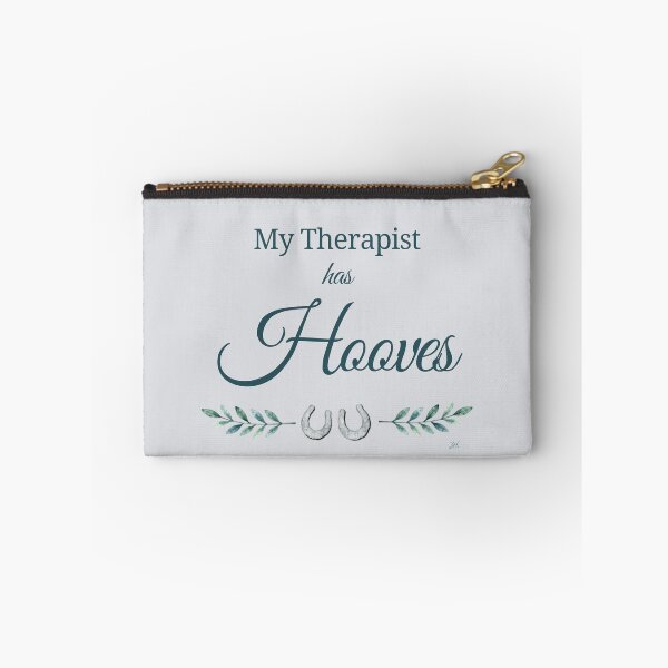 Item preview, My Therapist Has Hooves | Horse Lover Quote | Equestrian Farmhouse Gift designed and sold by 3Hoofprints.