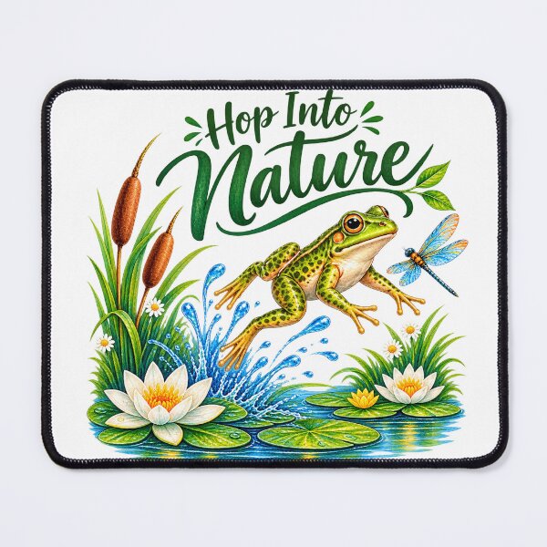 Item preview, Hop Into Nature – Frog Pond & Dragonfly designed and sold by Penbrook Farms.