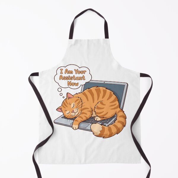 Item preview, Sleeping Cat On Laptop WFH Cat Humor designed and sold by BobbyTee Merch.