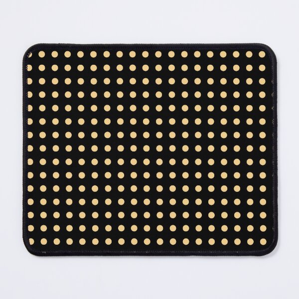 Item preview, Gold Polka Dot on Black Background designed and sold by homemadecreate.