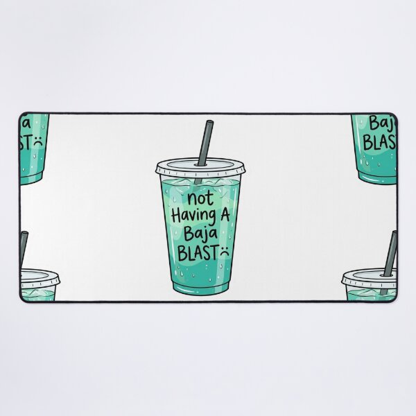 Item preview, Not Having A Baja Blast Funny Soda Meme Graphic for Taco Enthusiasts designed and sold by raedattia.