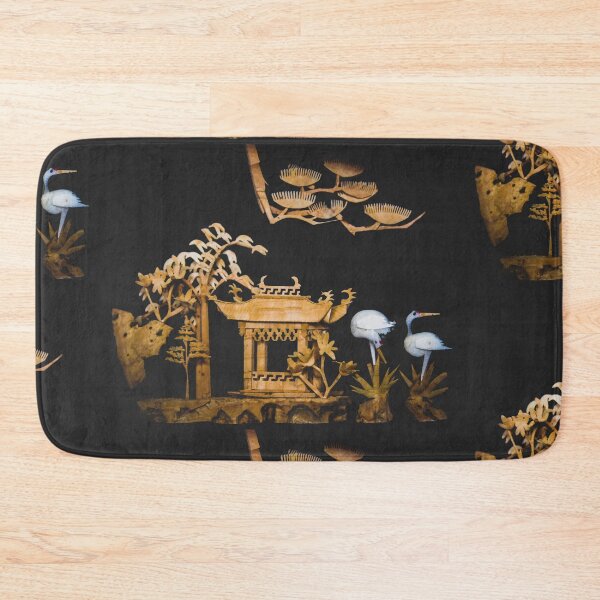 Item preview, Serene Chinese Pagoda and Cranes Tranquil Landscape Art designed and sold by SiliconValleyUS.