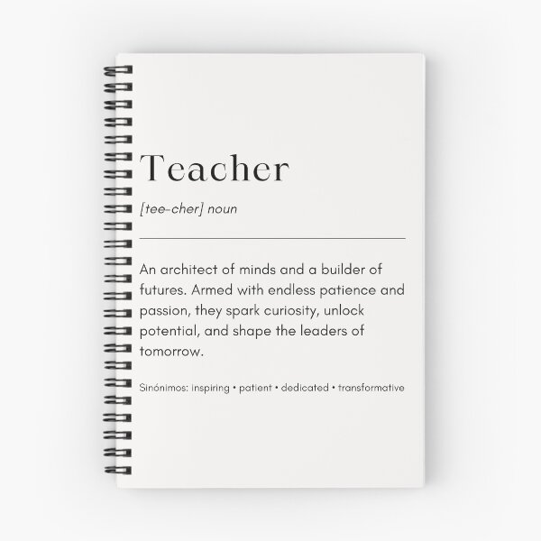 Item preview, Teacher Definition Minimalist Typography | Inspirational Teacher Life Definition Quote Print | Teacher Appreciation Definition Gift | Back To School Teacher Definition Design | Educator Definition designed and sold by LitzoyGlobeArt.