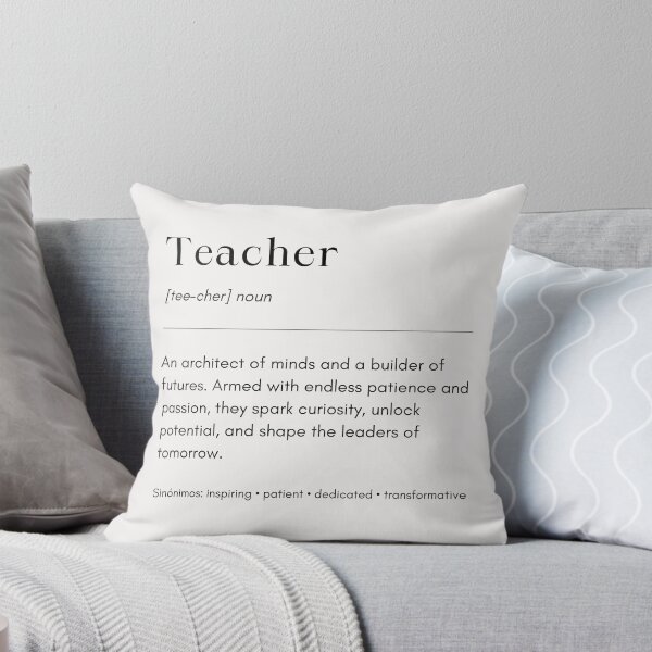 Item preview, Teacher Definition Minimalist Typography | Inspirational Teacher Life Definition Quote Print | Teacher Appreciation Definition Gift | Back To School Teacher Definition Design | Educator Definition designed and sold by LitzoyGlobeArt.