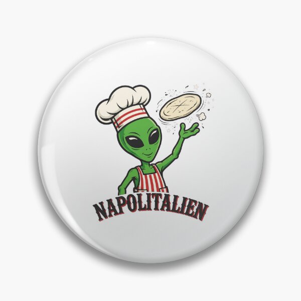 Item preview, Neapolitan – Funny Alien Pizza Chef Pun designed and sold by MokeleShop.