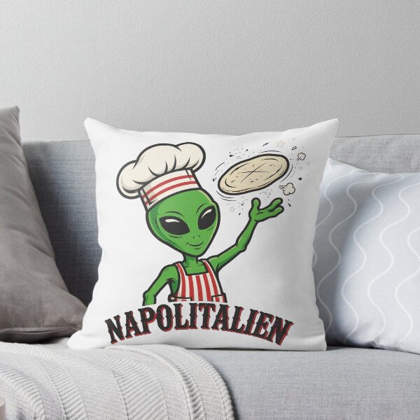 Item preview, Neapolitan – Funny Alien Pizza Chef Pun designed and sold by MokeleShop.