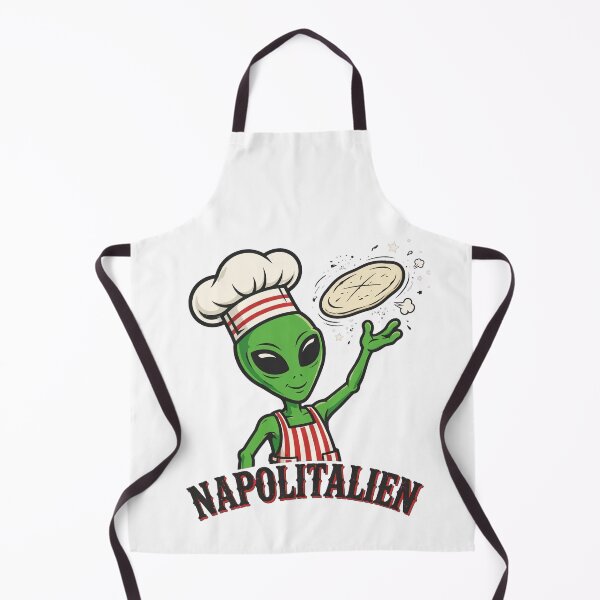 Item preview, Neapolitan – Funny Alien Pizza Chef Pun designed and sold by MokeleShop.