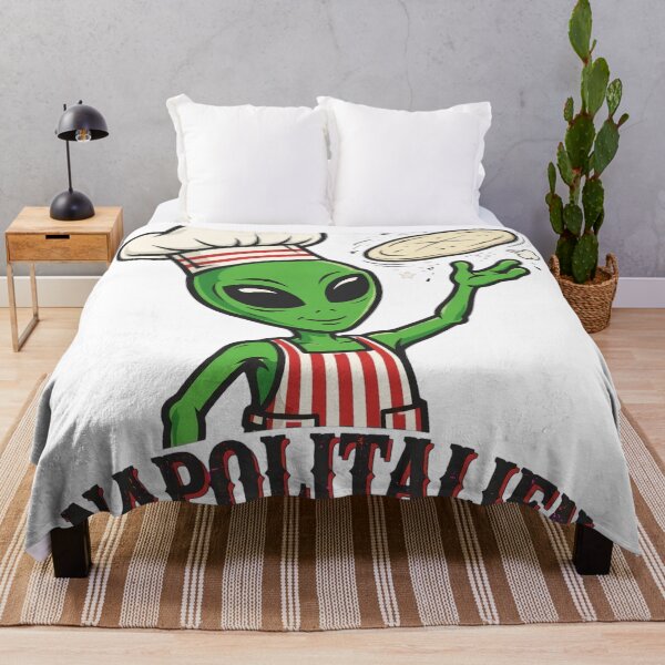 Item preview, Neapolitan – Funny Alien Pizza Chef Pun designed and sold by MokeleShop.