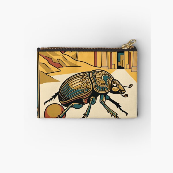 Item preview, Vintage Luxor Scarab Beetle Egypt Travel Art designed and sold by ZUMERI.
