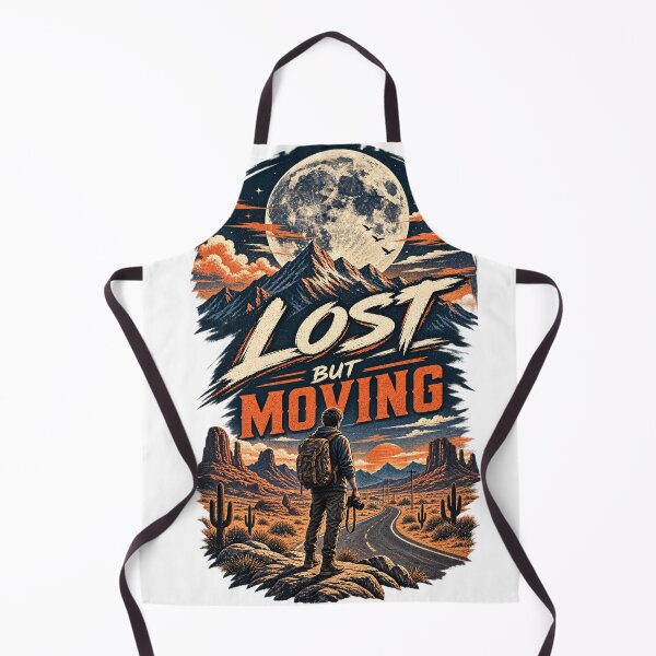 Item preview, Lost But Moving Moonlit Journey designed and sold by CodePaws Creations.