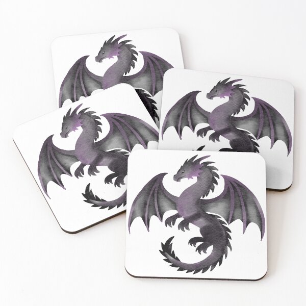 Item preview, Purple Fantasy Dragon Illustration with Large Wings on Transparent Background designed and sold by Viktoriia13.