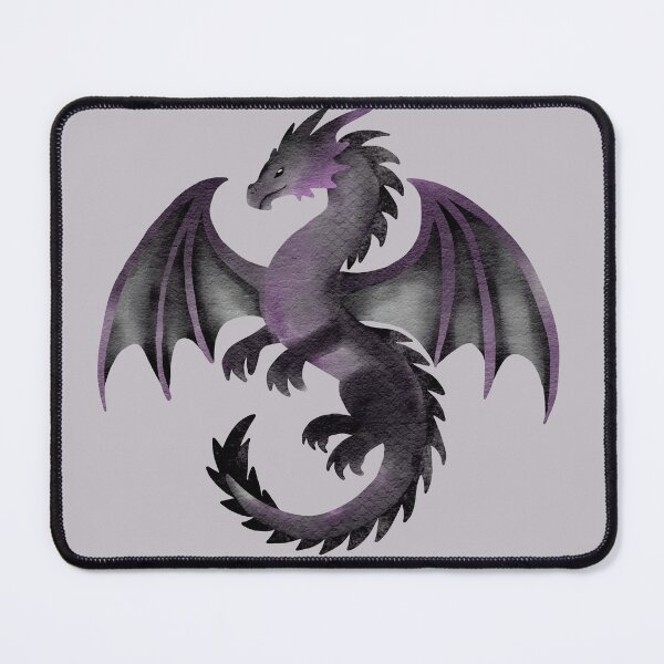 Item preview, Purple Fantasy Dragon Illustration with Large Wings on Transparent Background designed and sold by Viktoriia13.