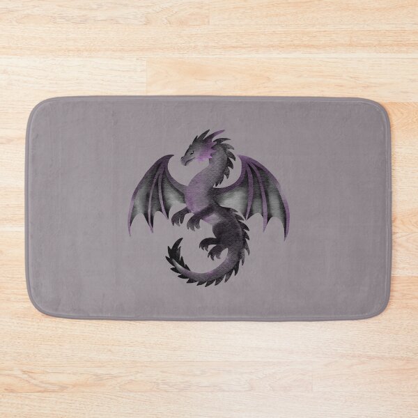 Item preview, Purple Fantasy Dragon Illustration with Large Wings on Transparent Background designed and sold by Viktoriia13.