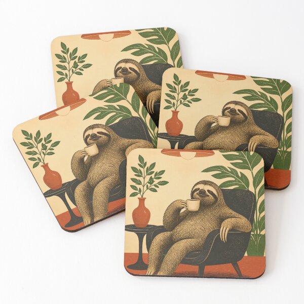 Item preview, Whimsical Mid-Century Animal Art – Vintage Bauhaus Inspired Illustration designed and sold by Rooted & Co.