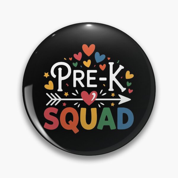Item preview, Pre-K Squad Colorful Hearts Arrow Teacher Design designed and sold by SiarheiYur.