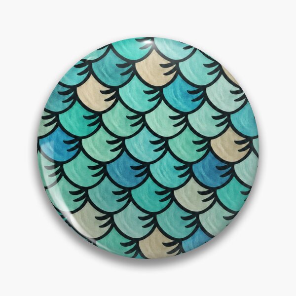 Item preview, Aqua Vibes – Youth Ocean Scale Pattern designed and sold by annenambiro.
