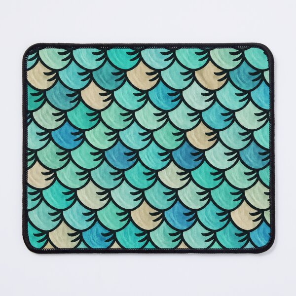 Item preview, Aqua Vibes – Youth Ocean Scale Pattern designed and sold by annenambiro.