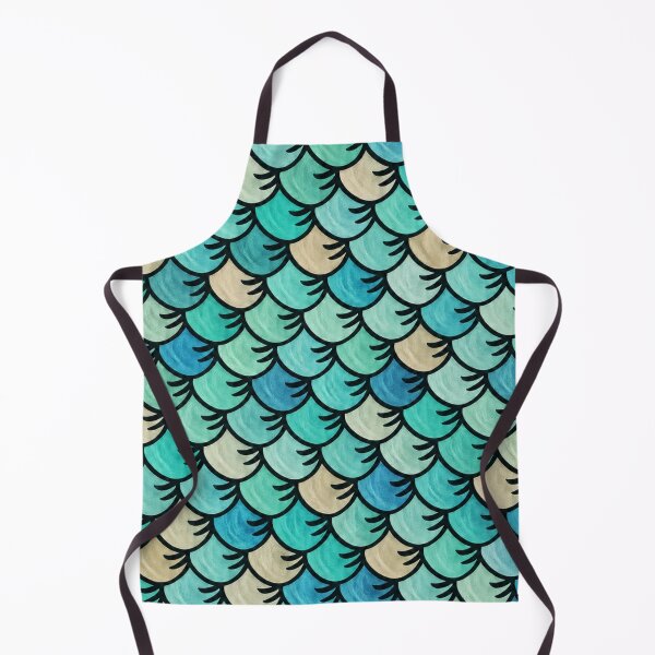Item preview, Aqua Vibes – Youth Ocean Scale Pattern designed and sold by annenambiro.