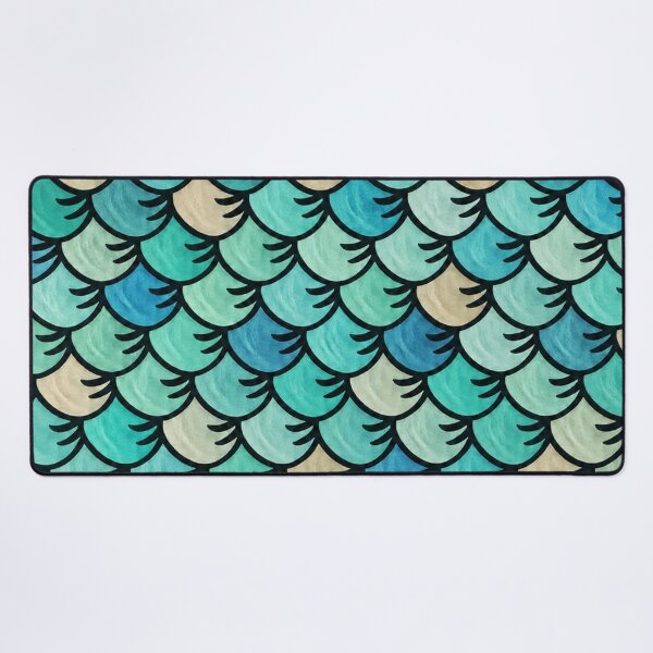 Item preview, Aqua Vibes – Youth Ocean Scale Pattern designed and sold by annenambiro.