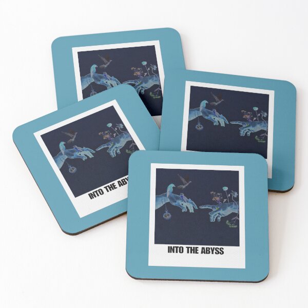 Item preview, Into the abyss-Hands Blue Aesthetic Wall Art designed and sold by Gingergarlic.