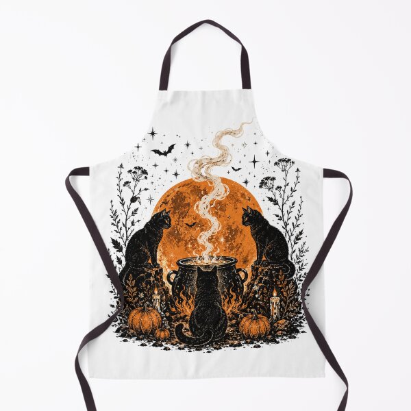 Item preview, Halloween Witch Cat Coven Spooky Retro pumpkin gift designed and sold by Amzkao.