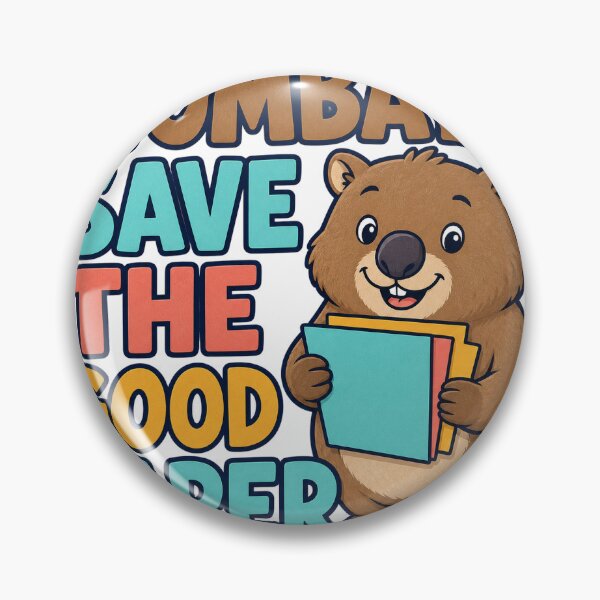 Item preview, Wombats Save The Good Paper designed and sold by aihrgdesign.