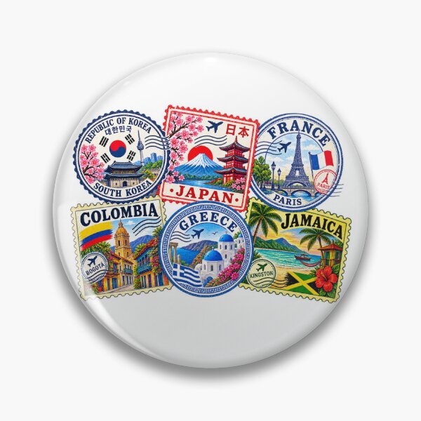 Item preview, Passport Stamps designed and sold by This0neLife.