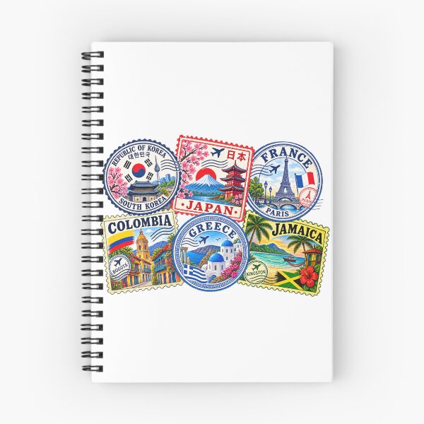 Item preview, Passport Stamps designed and sold by This0neLife.