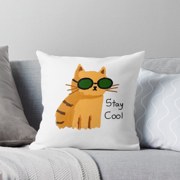 Item preview, cool cat designed and sold by Recaluna-shop.