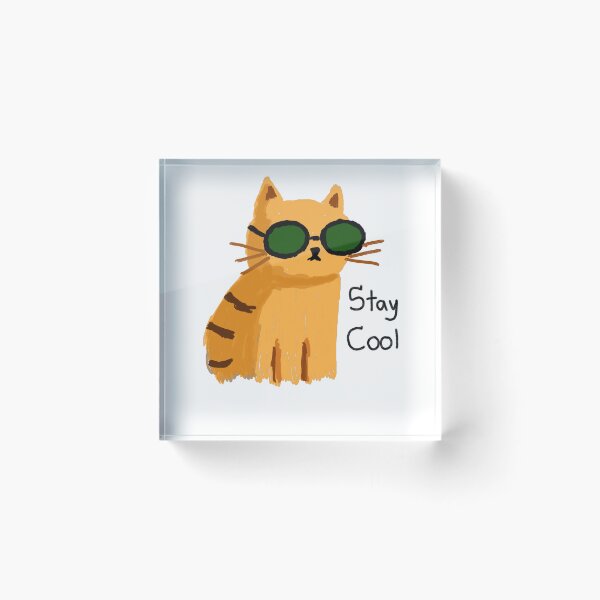 Item preview, cool cat designed and sold by Recaluna-shop.