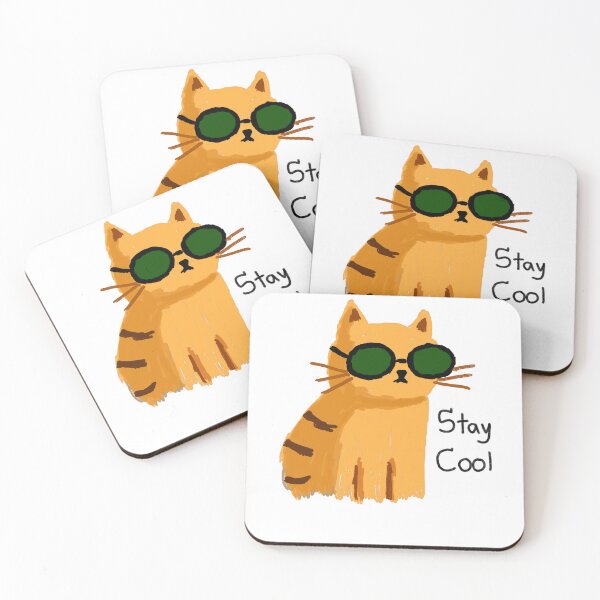 Item preview, cool cat designed and sold by Recaluna-shop.