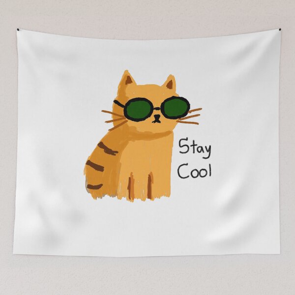Item preview, cool cat designed and sold by Recaluna-shop.