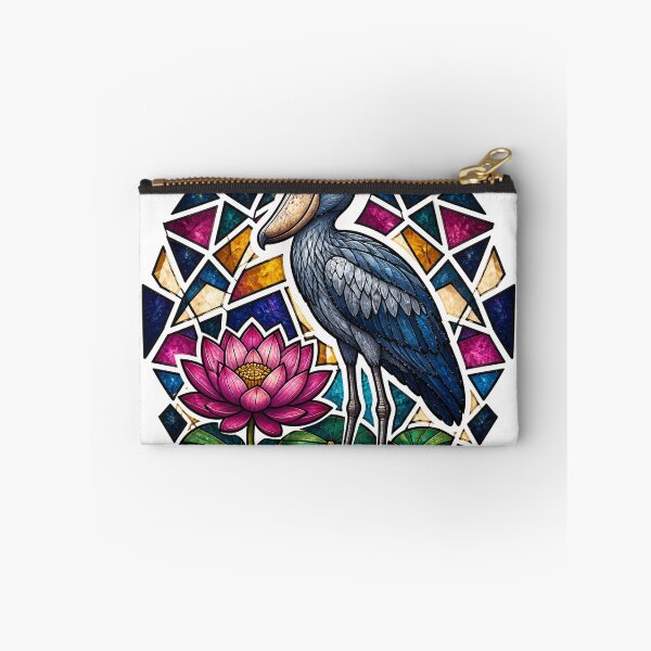 Item preview, Stained Glass Shoebill Labyrinth designed and sold by aihrgdesign.