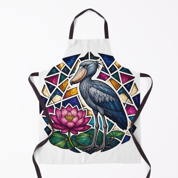 Item preview, Stained Glass Shoebill Labyrinth designed and sold by aihrgdesign.