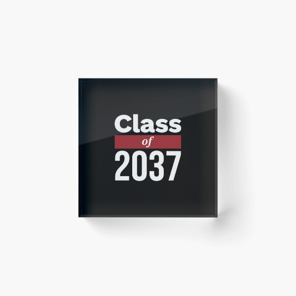 Item preview, Class of 2037 Bold Typography Graduation Design designed and sold by SiarheiYur.