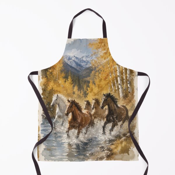 Item preview, Horses Running Wild Montana Bitterroot Valley Adventures designed and sold by sabrinart42.