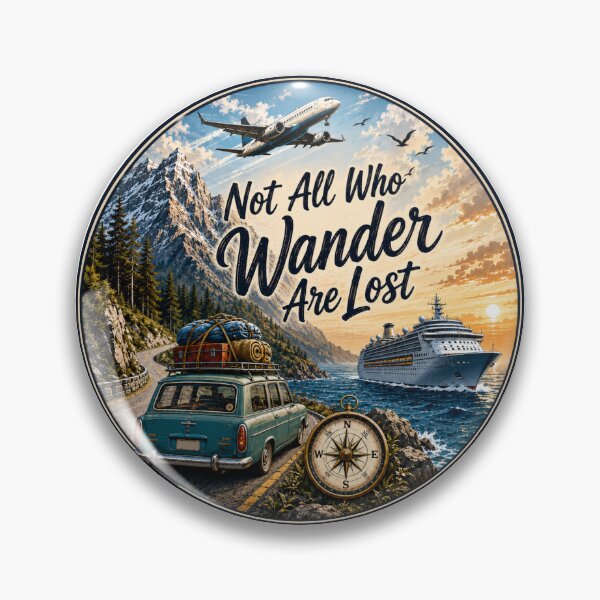 Item preview, Not All Who Wander Are Lost designed and sold by This0neLife.
